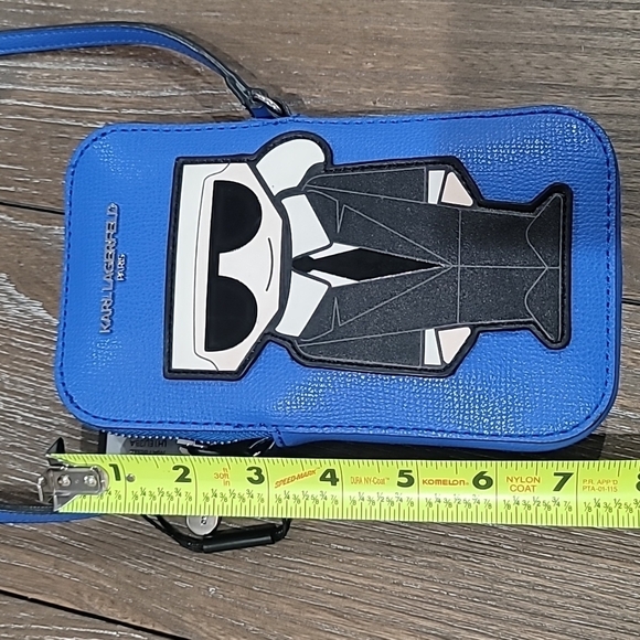 KARL LAGERFELD PARIS Maybelle Logo Crossbody Bag Cobalt - Picture 15 of 16